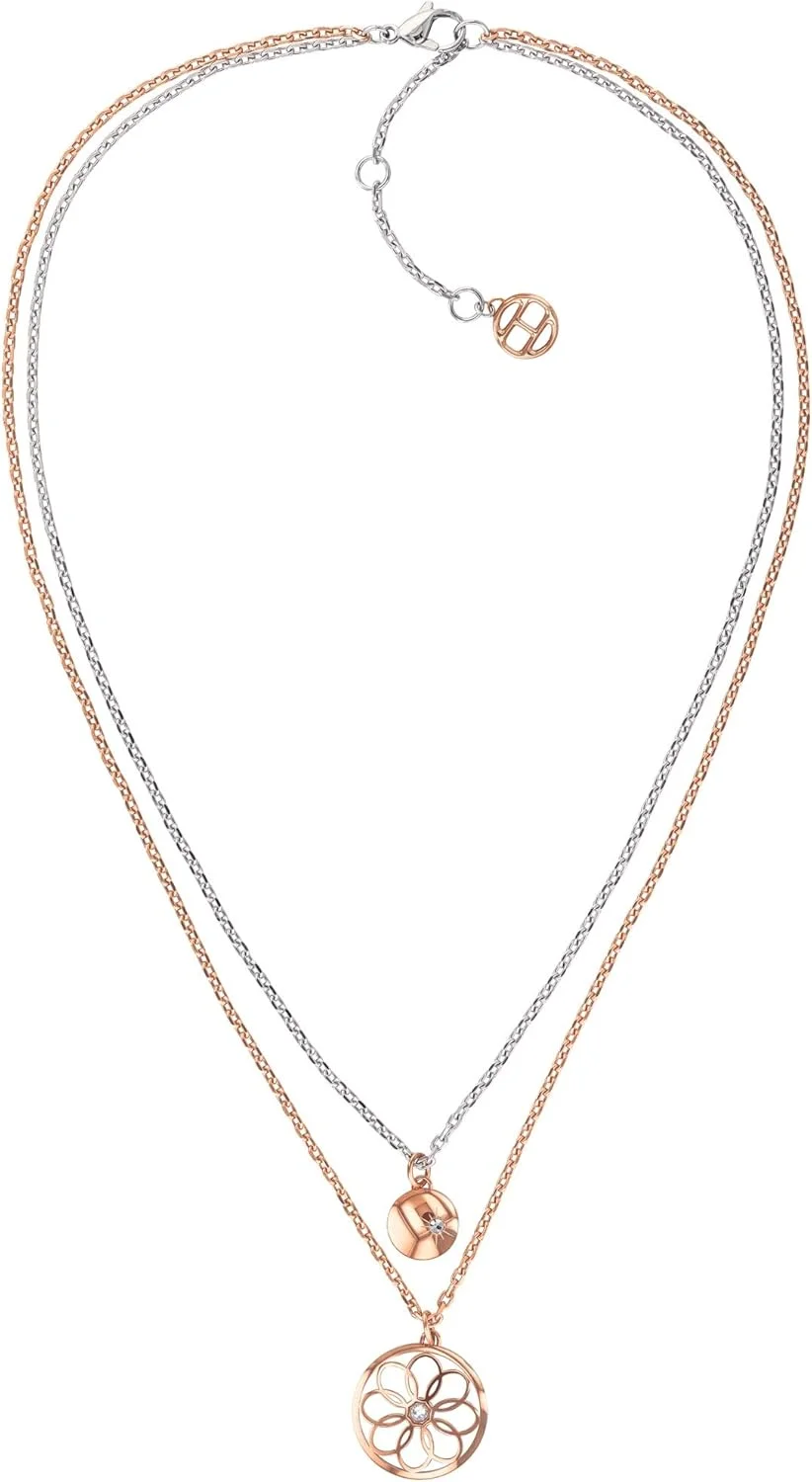 گردنبند زنانه تامی هیلفیگر دو رنگ استیل - 2780069 گردنبند زنانه تامی هیلفیگر دو رنگ استیل - 2780069