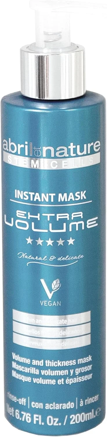 آوریل ات نیچر - ماسک فوری بازسازی کننده - ماسک موی مرطوب کننده - 200 میلی لیتر - برای موهای نازک و خیلی نازک - درمان مو با سلول های بنیادی - محصول گیاهی - افزایش دهنده حجم