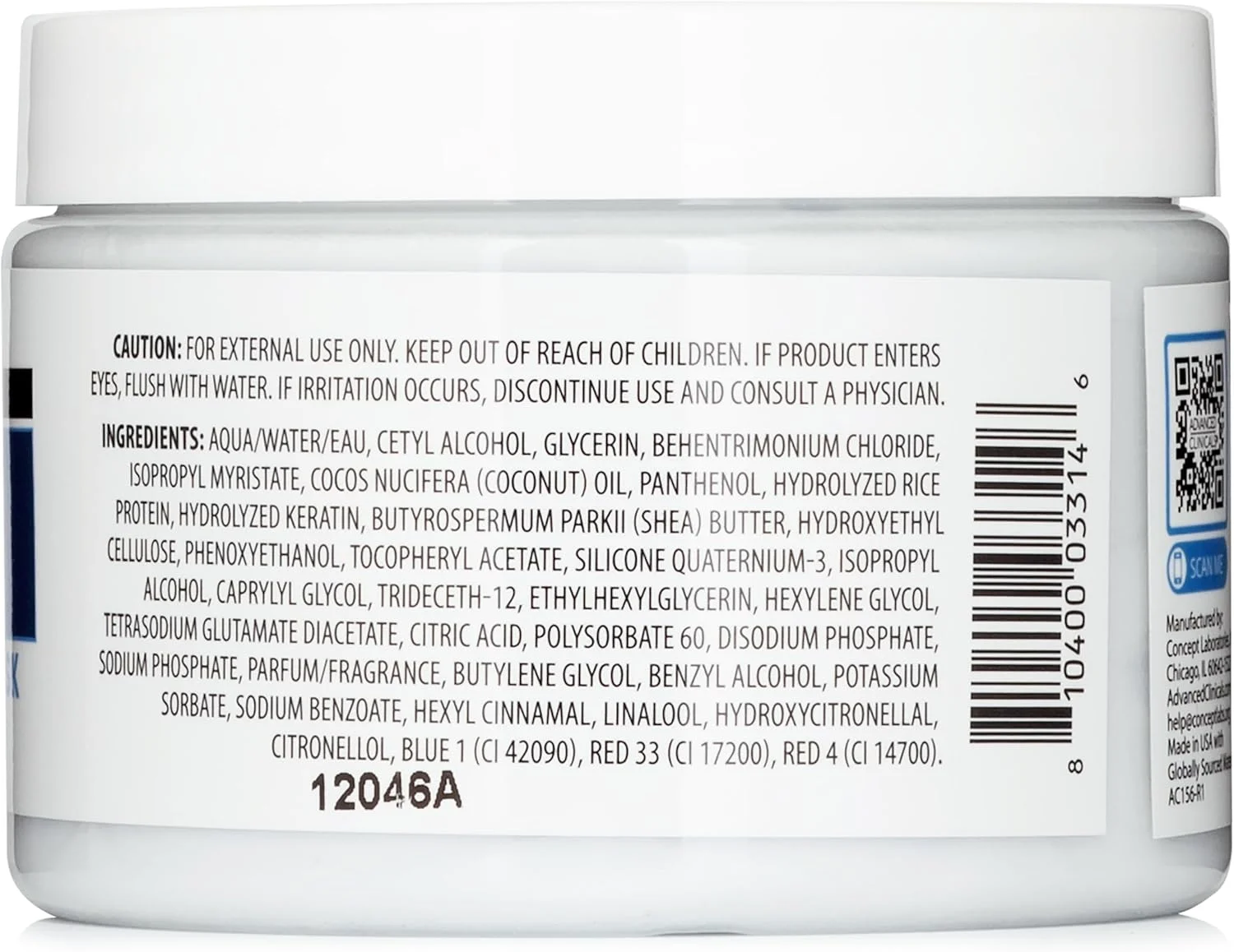 ماسک موی کراتین ادونسد کلینیکالز (355 میلی لیتر) ماسک موی کراتین ادونسد کلینیکالز (355 میلی لیتر)