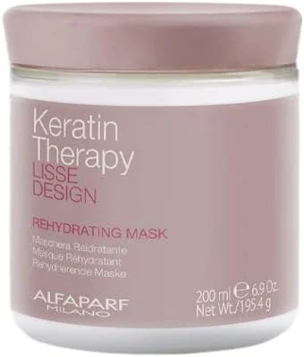 ماسک آبرسان مو آلفاپرف مدل Lisse Design Keratin Therapy حجم 200 میلی لیتر