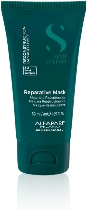 ماسک ترمیم کننده موهای آسیب دیده آلفاپارف میلانو سمی دی لینو، 50 میلی لیتر