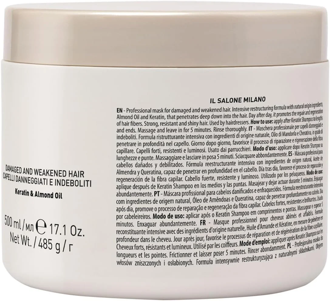 ماسک مو کراتین Alfaparf Milano Il Salone Milano حجم 500 میلی لیتر