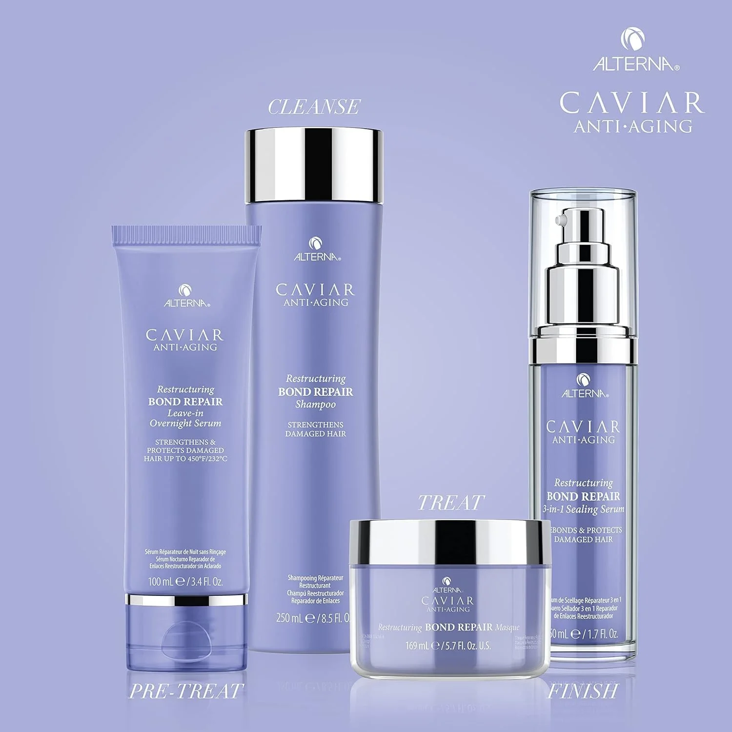 ماسک ترمیم کننده و بازسازی کننده مو خاویار آلترنا، 164 گرم | تقویت کننده و محافظت از موهای آسیب دیده