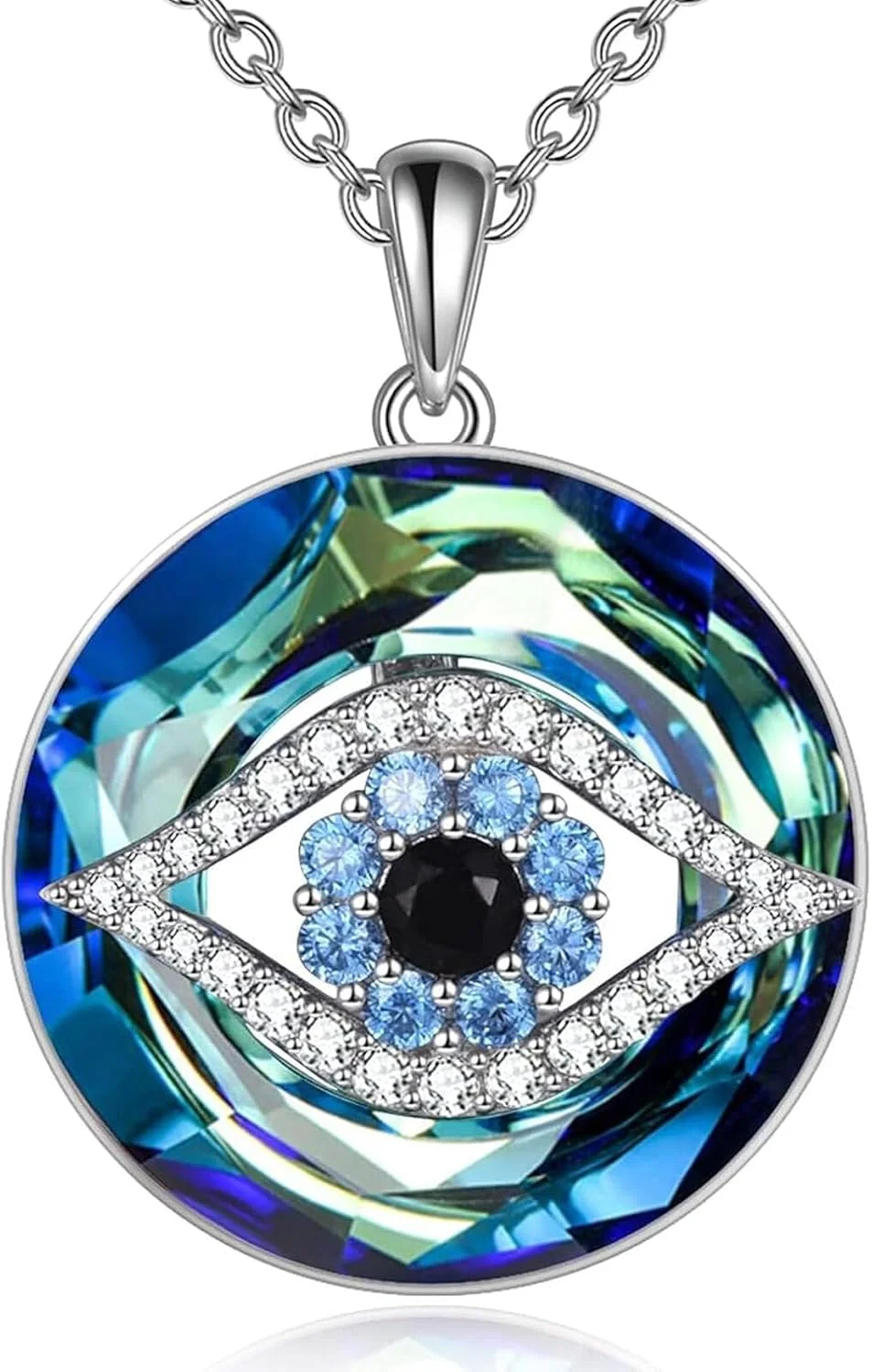 گردنبند چشم زخم آلیاژ متراکم، آویز کریستال محافظ برای زنان، جواهرات آویز چشم زخم وینتیج خوش شانسی، هدایای خوش شانسی طلسم جواهرات چشم زخم برای زنان گردنبند چشم زخم آلیاژ متراکم، آویز کریستال محافظ برای زنان، جواهرات آویز چشم زخم وینتیج خوش شانسی، هدایای خوش شانسی طلسم جواهرات چشم زخم برای زنان