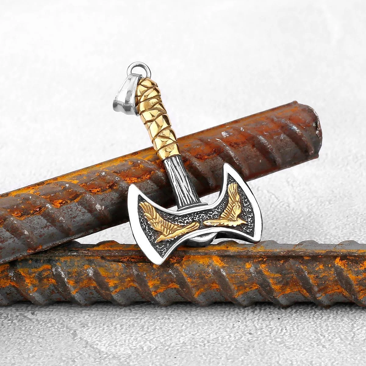 گردنبند مردانه، استیل ضد زنگ، ضد خوردگی و بادوام، حکاکی پیچیده، طرح نماد شجاعت، خرد و قدرت، مناسب برای استفاده روزانه، مهمانی ها یا هدیه دادن گردنبند مردانه، استیل ضد زنگ، ضد خوردگی و بادوام، حکاکی پیچیده، طرح نماد شجاعت، خرد و قدرت، مناسب برای استفاده روزانه، مهمانی ها یا هدیه دادن