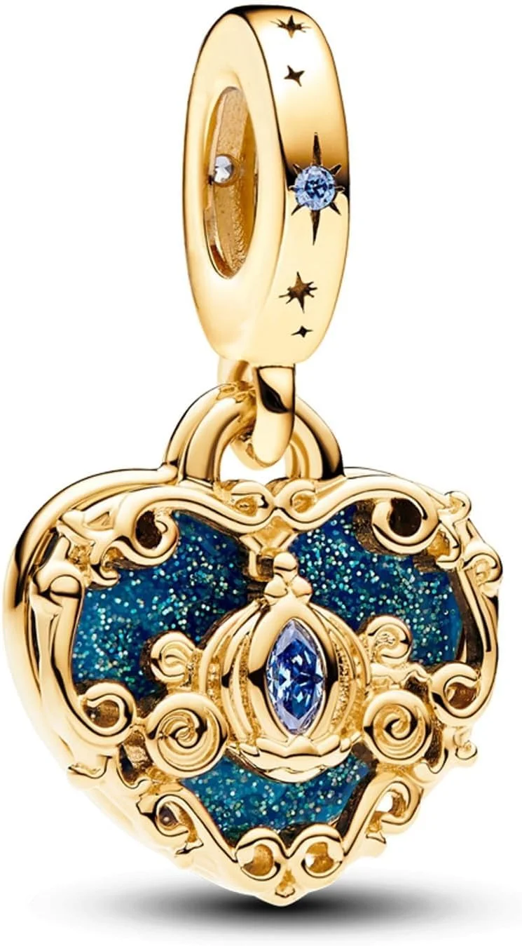 آویز گردنبند نقره استرلینگ 925، مهره آویز طلایی برای دستبند، گردنبند، دستبند زنانه، آویز نقره استرلینگ هدیه برای زنان و دختران آویز گردنبند نقره استرلینگ 925، مهره آویز طلایی برای دستبند، گردنبند، دستبند زنانه، آویز نقره استرلینگ هدیه برای زنان و دختران