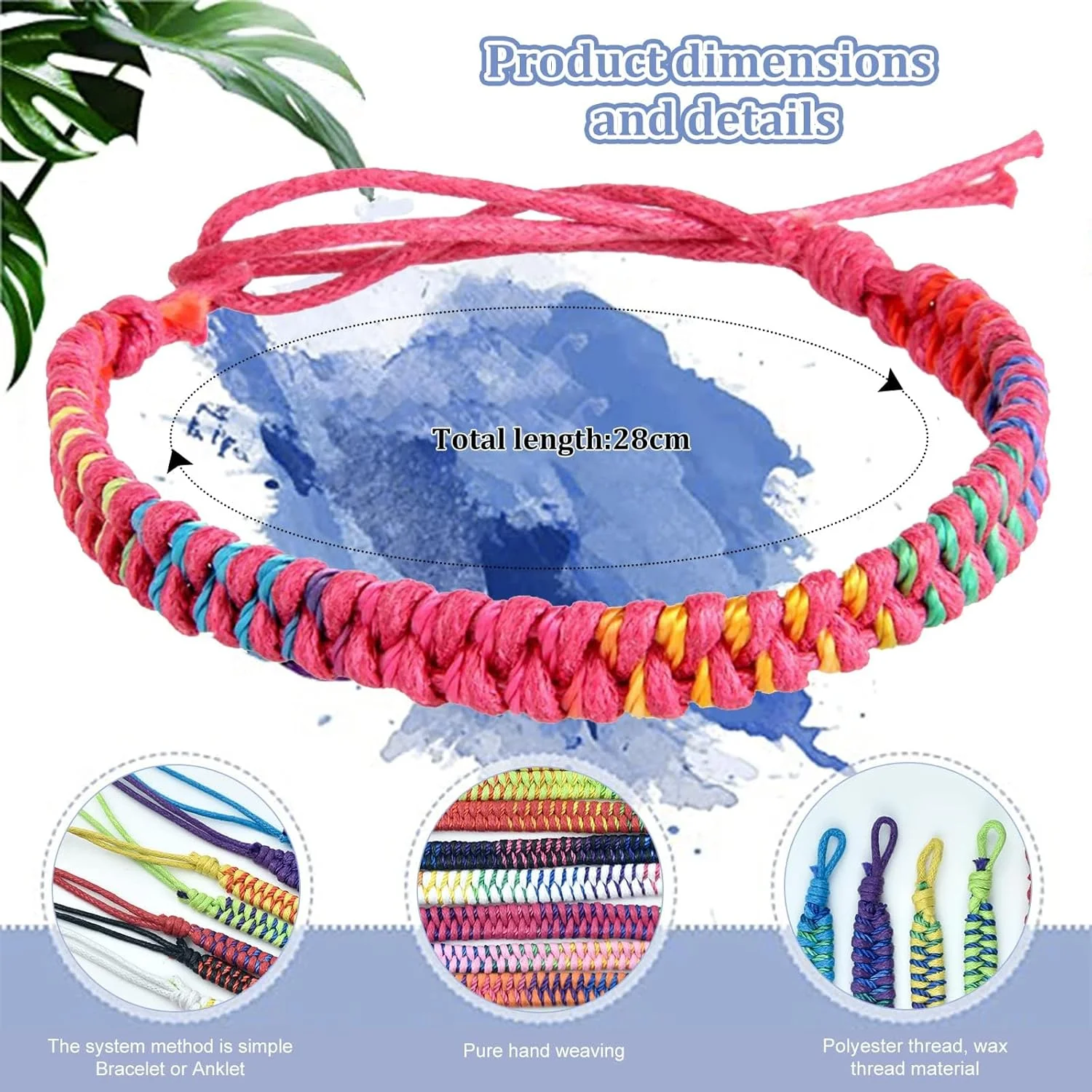 ست دستبند دوستی، دستبندهای بافتنی چند رنگ بوهمی، دستبندهای دست ساز بافته شده قومی قابل تنظیم، هدیه جواهرات برای مچ دست، پابند، لوازم جانبی مو (ست 10 عددی) ست دستبند دوستی، دستبندهای بافتنی چند رنگ بوهمی، دستبندهای دست ساز بافته شده قومی قابل تنظیم، هدیه جواهرات برای مچ دست، پابند، لوازم جانبی مو (ست 10 عددی)