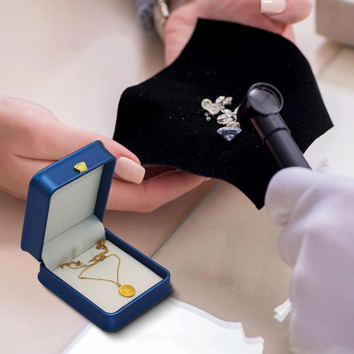 جعبه آویز گردنبند، جعبه نمایش جواهرات، جعبه هدیه برای عروسی، پیشنهاد عاشقانه، نامزدی، تولد، هدیه روز ولنتاین جعبه آویز گردنبند، جعبه نمایش جواهرات، جعبه هدیه برای عروسی، پیشنهاد عاشقانه، نامزدی، تولد، هدیه روز ولنتاین