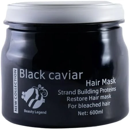 ماسک موی حاوی عصاره خاویار سیاه برای تغذیه عمیق و تقویت مو، درمان احیا کننده برای موهای درخشان و سالم، ترمیم کننده مو 600 میلی لیتر ماسک موی حاوی عصاره خاویار سیاه برای تغذیه عمیق و تقویت مو، درمان احیا کننده برای موهای درخشان و سالم، ترمیم کننده مو 600 میلی لیتر