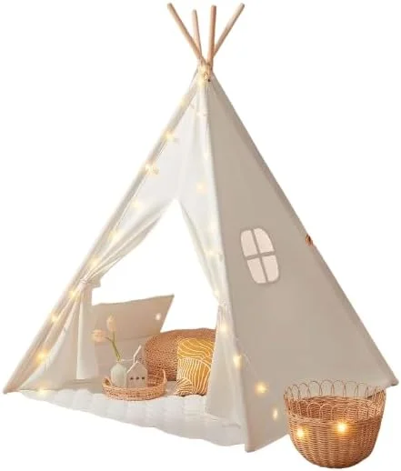 چادر بازی تاشو بوم نقاشی خانه بازی کودکان چادر تیپی قابل حمل برای بازی کودکان در داخل و خارج از منزل چادر بازی تاشو بوم نقاشی خانه بازی کودکان چادر تیپی قابل حمل برای بازی کودکان در داخل و خارج از منزل