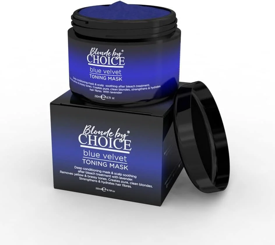 ماسک تونینگ بلو ولوت بلوند بای چویس، تونر مو برای موهای دکلره شده، درمان عمیق مو با تسکین پوست سر برای موهای آسیب دیده ناشی از دکلره و مراقبت های بعد از رنگ موی بلوند، 250 میلی لیتر ماسک تونینگ بلو ولوت بلوند بای چویس، تونر مو برای موهای دکلره شده، درمان عمیق مو با تسکین پوست سر برای موهای آسیب دیده ناشی از دکلره و مراقبت های بعد از رنگ موی بلوند، 250 میلی لیتر