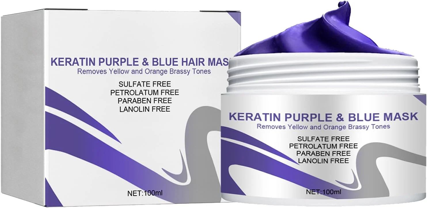 ماسک مو برای موهای خشک و دکلره شده، ماسک بنفش، درمان مو با کراتین، ماسک موی نقره ای، موهای بلوند یا هایلایت شده، ماسک بنفش با اثر ضد زردی، نرم کننده 100 میلی لیتری (6) ماسک مو برای موهای خشک و دکلره شده، ماسک بنفش، درمان مو با کراتین، ماسک موی نقره ای، موهای بلوند یا هایلایت شده، ماسک بنفش با اثر ضد زردی، نرم کننده 100 میلی لیتری (6)