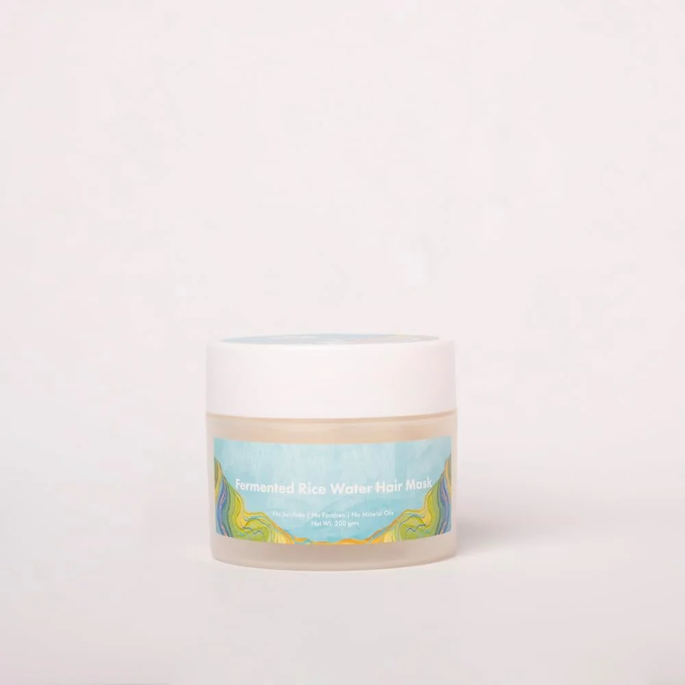 ماسک موی آب برنج تخمیر شده Birdsong برای تقویت و صاف کردن مو، موهای وز، 200 گرم