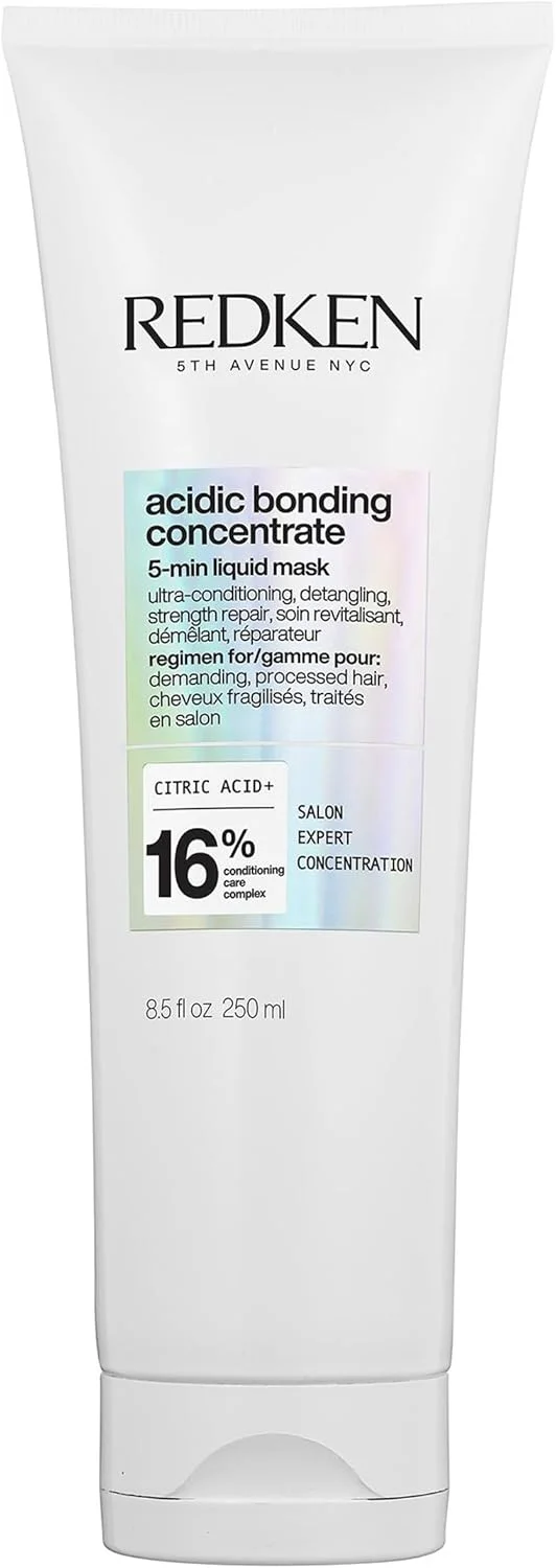 ماسک درمانی متمرکز اسیدی Redken | موهای آسیب دیده | آبرسانی و ترمیم عمیق | 250 میلی لیتر