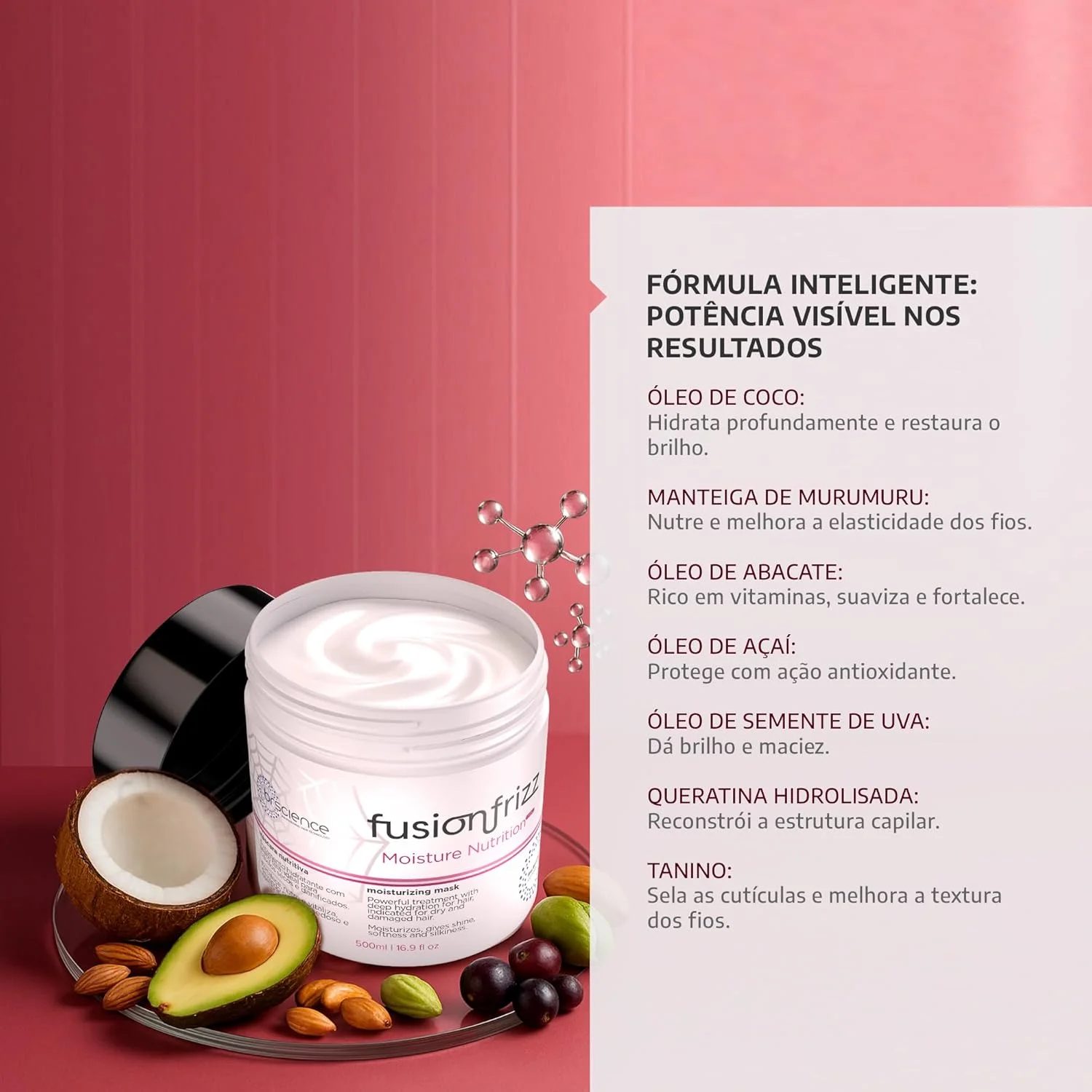 ماسک آبرسان و ترمیم کننده موهای آسیب دیده فیوژن فریز Brscience حجم 250 میلی لیتر