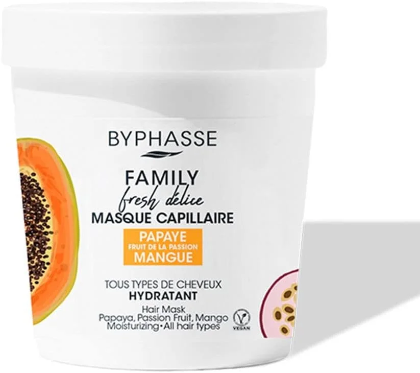 ماسک مو بایفس فامیلی فرش دلیس مناسب انواع مو 250 میلی لیتر