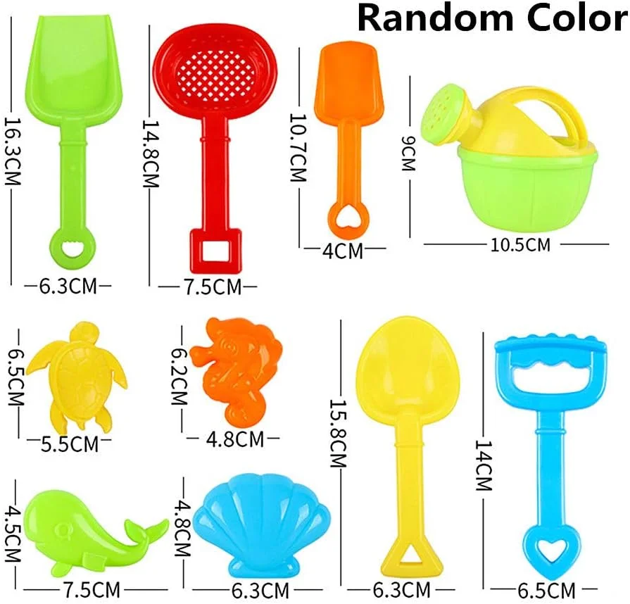 ست سطل و بیل اسباب بازی ساحلی برای کودکان، اسباب بازی شن بازی، ست شن بازی برای کودکان، سطل و بیل 14 تکه ست سطل و بیل اسباب بازی ساحلی برای کودکان، اسباب بازی شن بازی، ست شن بازی برای کودکان، سطل و بیل 14 تکه