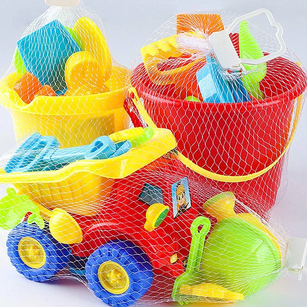 ست سطل و بیل اسباب بازی ساحلی برای کودکان، اسباب بازی شن بازی، ست شن بازی برای کودکان، سطل و بیل 14 تکه ست سطل و بیل اسباب بازی ساحلی برای کودکان، اسباب بازی شن بازی، ست شن بازی برای کودکان، سطل و بیل 14 تکه