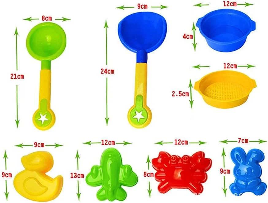 ست سطل و بیل اسباب بازی ساحلی، اسباب بازی های شن و ماسه برای کودکان نوپا، سطل های ساحلی، ست سطل و بیل ساحلی، اسباب بازی های گودال شن و ماسه برای کودکان نوپا، شن بازی برای کودکان