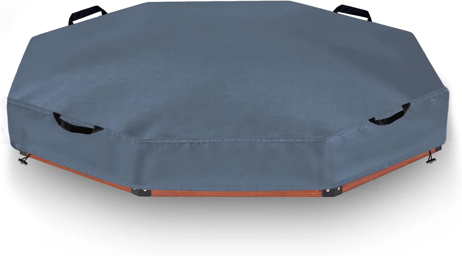 روکش جعبه شنی هشت ضلعی DUSTYPROTE، محافظ جعبه شنی کودکان، مناسب فضای باز باغ (خاکستری 213 X 198 X 23 سانتی متر)