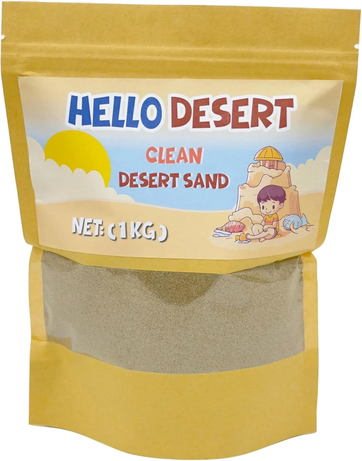 شن بازی نرم و خشک کودکانه دورا (1 کیلوگرم)