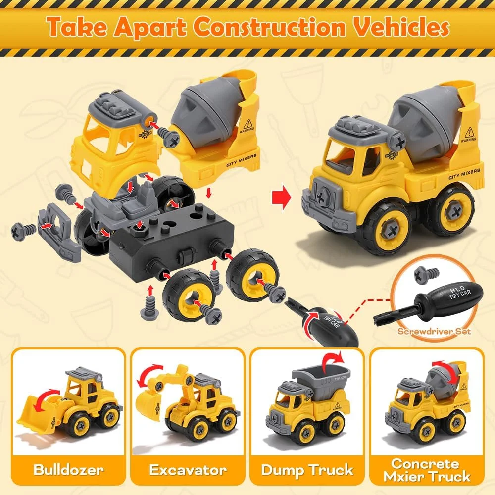 اسباب بازی شن جادویی FRUSE برای کودکان، شن برای گودال شن بازی کودکان با 1 کیلوگرم شن، 4 کامیون ساختمانی، 4 قالب قلعه، جعبه شن با درب، ست شن بازی برای کودکان 3 تا 8 سال