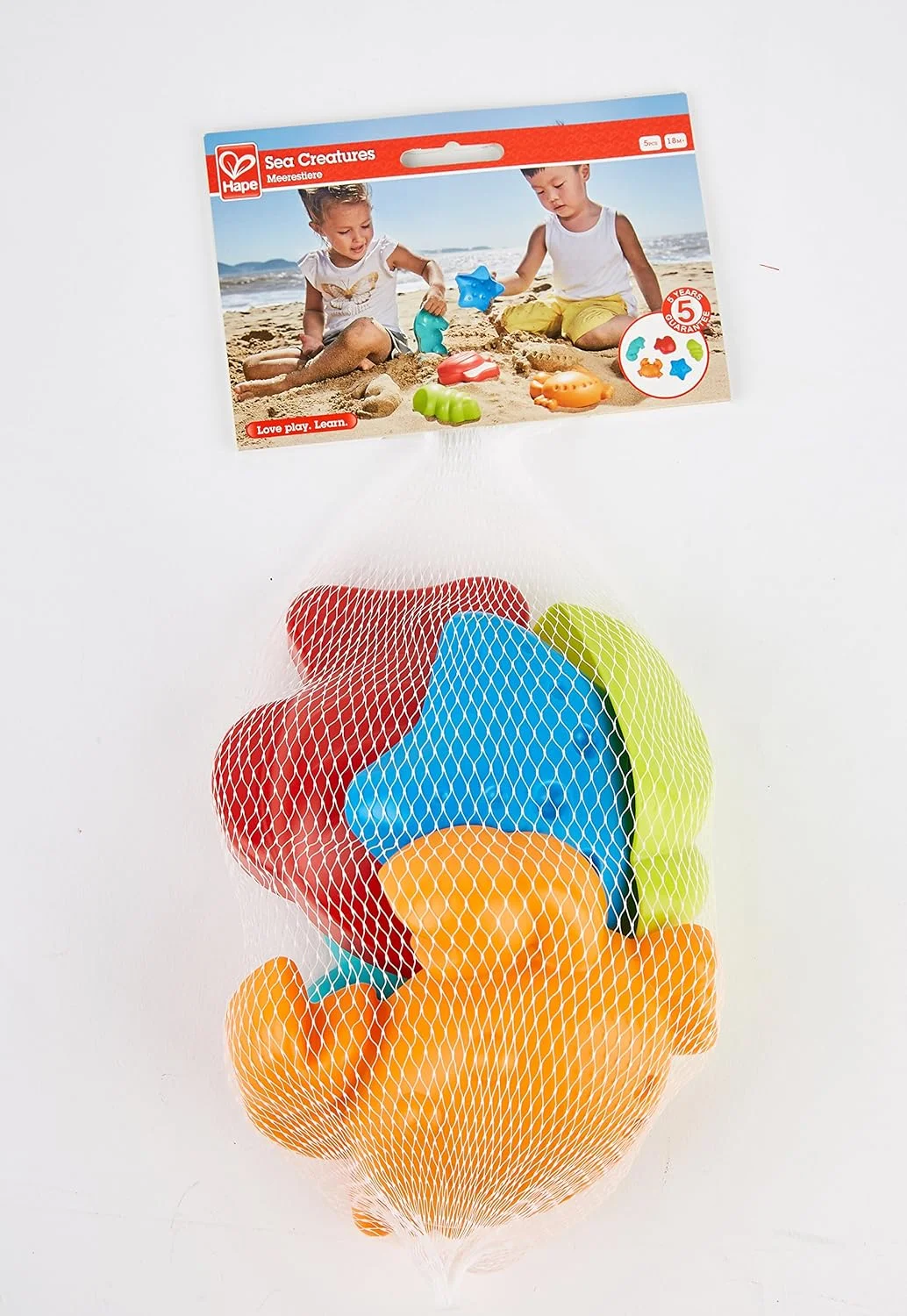 اسباب بازی های فعالیت شن و ساحل موجودات دریایی 5 در 1 Hape برای کودکان نوپا - مجموعه قالب گیری چند رنگ برای کودکان 2 سال به بالا اسباب بازی های فعالیت شن و ساحل موجودات دریایی 5 در 1 Hape برای کودکان نوپا - مجموعه قالب گیری چند رنگ برای کودکان 2 سال به بالا