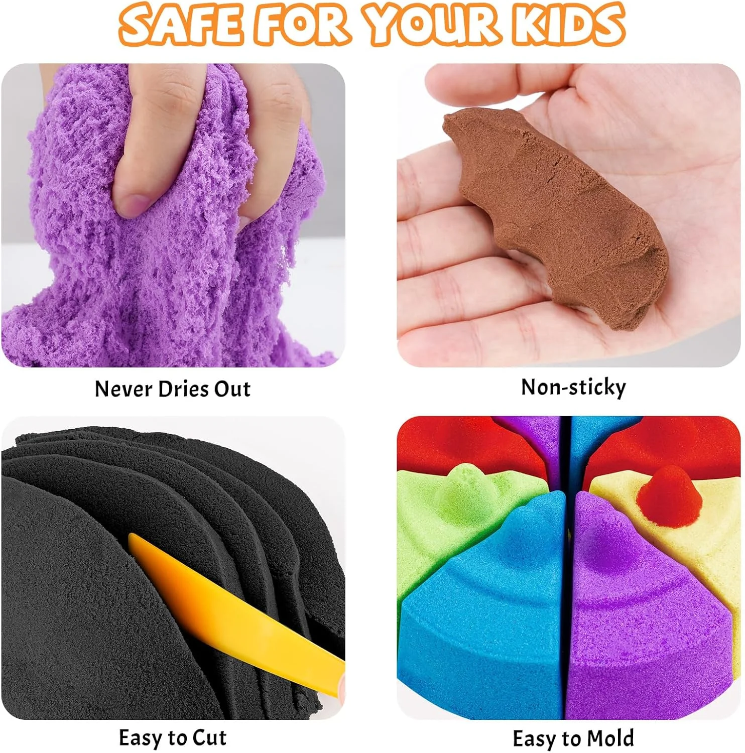 شن بازی (۱۰ کیلوگرم، ۱۰ رنگ)