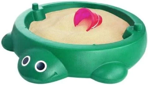 جعبه اسباب بازی شن و آب طرح لاک پشتی پلاستیکی PlayArena، تجهیزات جالب کودکان