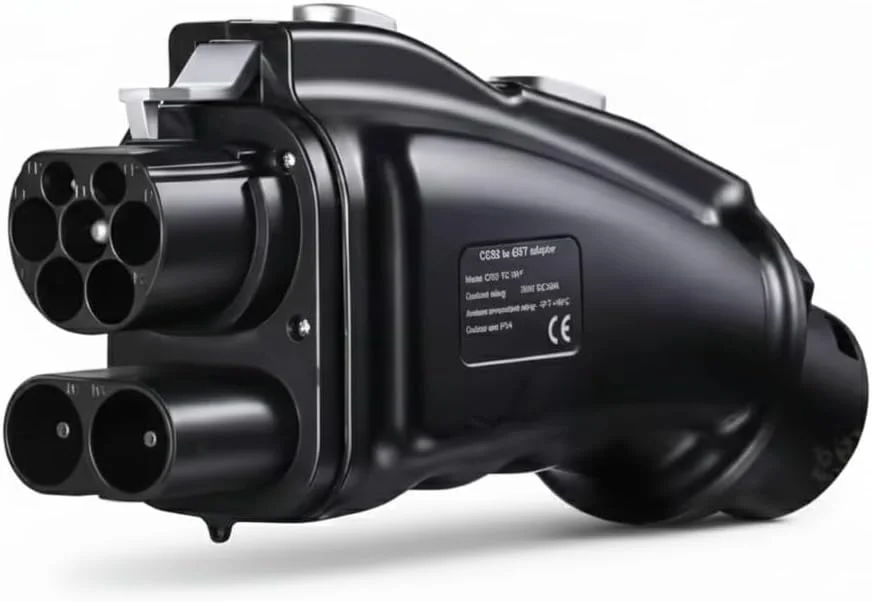 آداپتور شارژ CCS2 به GBT | تا 300 کیلووات DC | برای BYD، ID4/ID6، ROX، Leopard، VW ID، Avatar، Xiaomi، Zeeker و سایر خودروهای برقی چینی