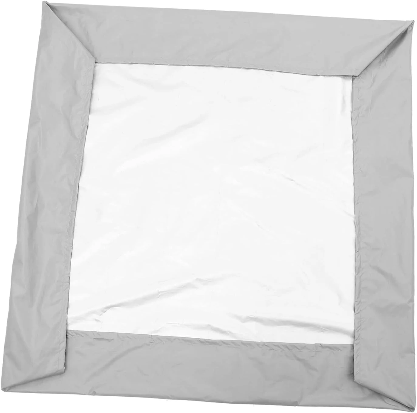 روکش محافظ توری استخر کودک، گودال آتش مربع، سایبان جعبه شنی مربع با روکش استخر بند کشی