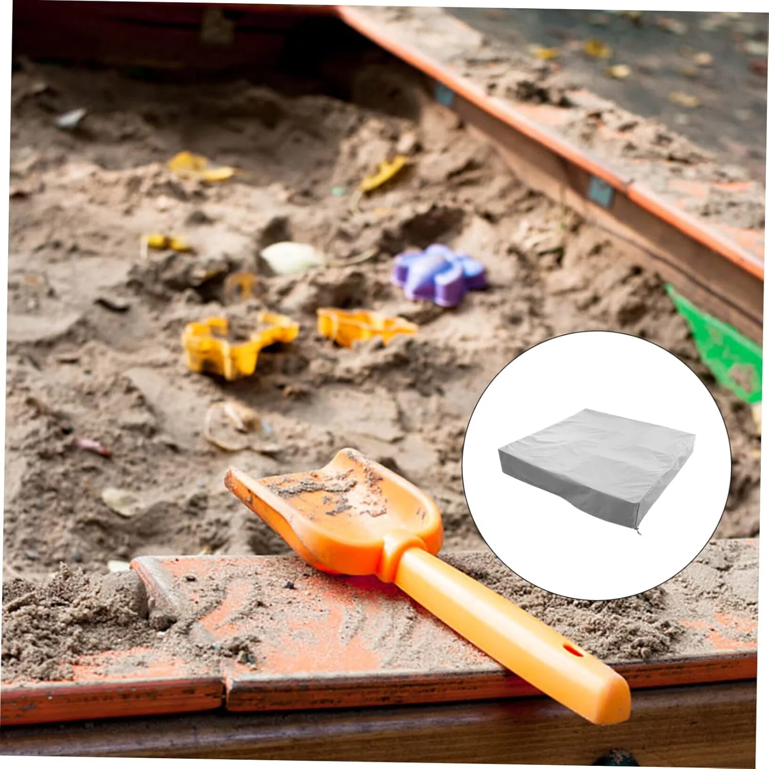 روکش محافظ توری استخر کودک، گودال آتش مربع، سایبان جعبه شنی مربع با روکش استخر بند کشی