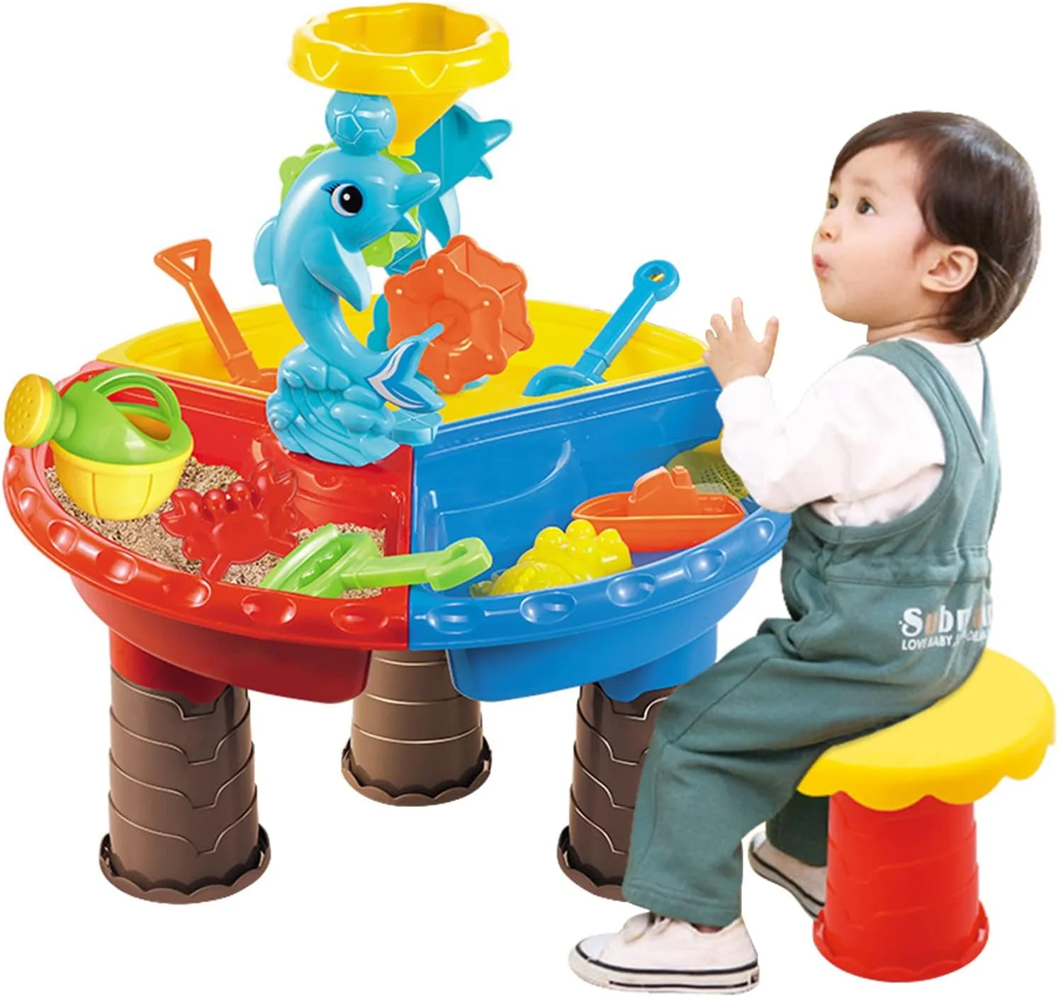 مجموعه ابزار ساحلی SKEIDO، مجموعه اسباب بازی های بازی شن و ماسه 24 عددی، اسباب بازی های سرگرم کننده شن و ماسه برای کودکان، اسباب بازی های ساحلی در فضای باز - دلفین مجموعه ابزار ساحلی SKEIDO، مجموعه اسباب بازی های بازی شن و ماسه 24 عددی، اسباب بازی های سرگرم کننده شن و ماسه برای کودکان، اسباب بازی های ساحلی در فضای باز - دلفین