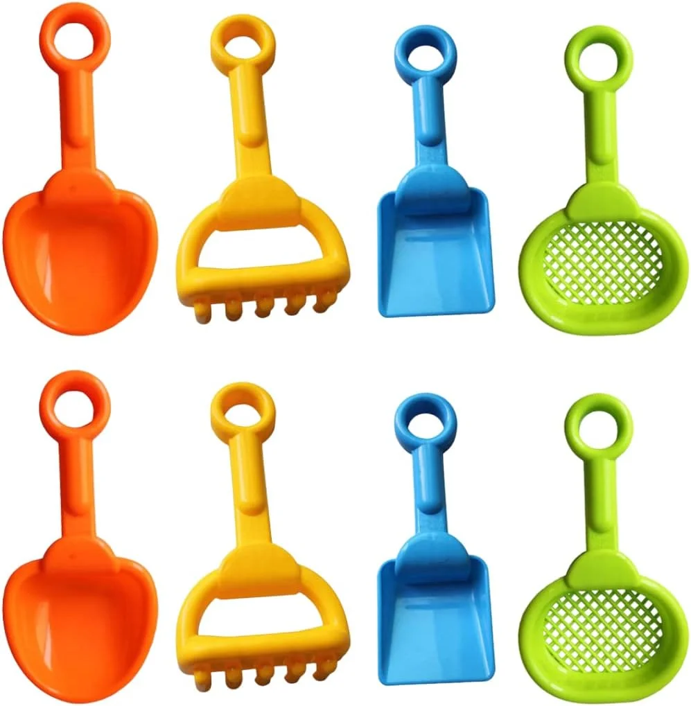 مجموعه 8 عددی بیلچه های ساحلی کودکان، اسباب بازی های شن بازی، شن کش پلاستیکی، الک شن و ماسه، بیلچه اسباب بازی، مجموعه اسباب بازی بیلچه شن و ماسه باغ ساحلی برای نوجوانان، 4 مدل (رنگ تصادفی) مجموعه 8 عددی بیلچه های ساحلی کودکان، اسباب بازی های شن بازی، شن کش پلاستیکی، الک شن و ماسه، بیلچه اسباب بازی، مجموعه اسباب بازی بیلچه شن و ماسه باغ ساحلی برای نوجوانان، 4 مدل (رنگ تصادفی)