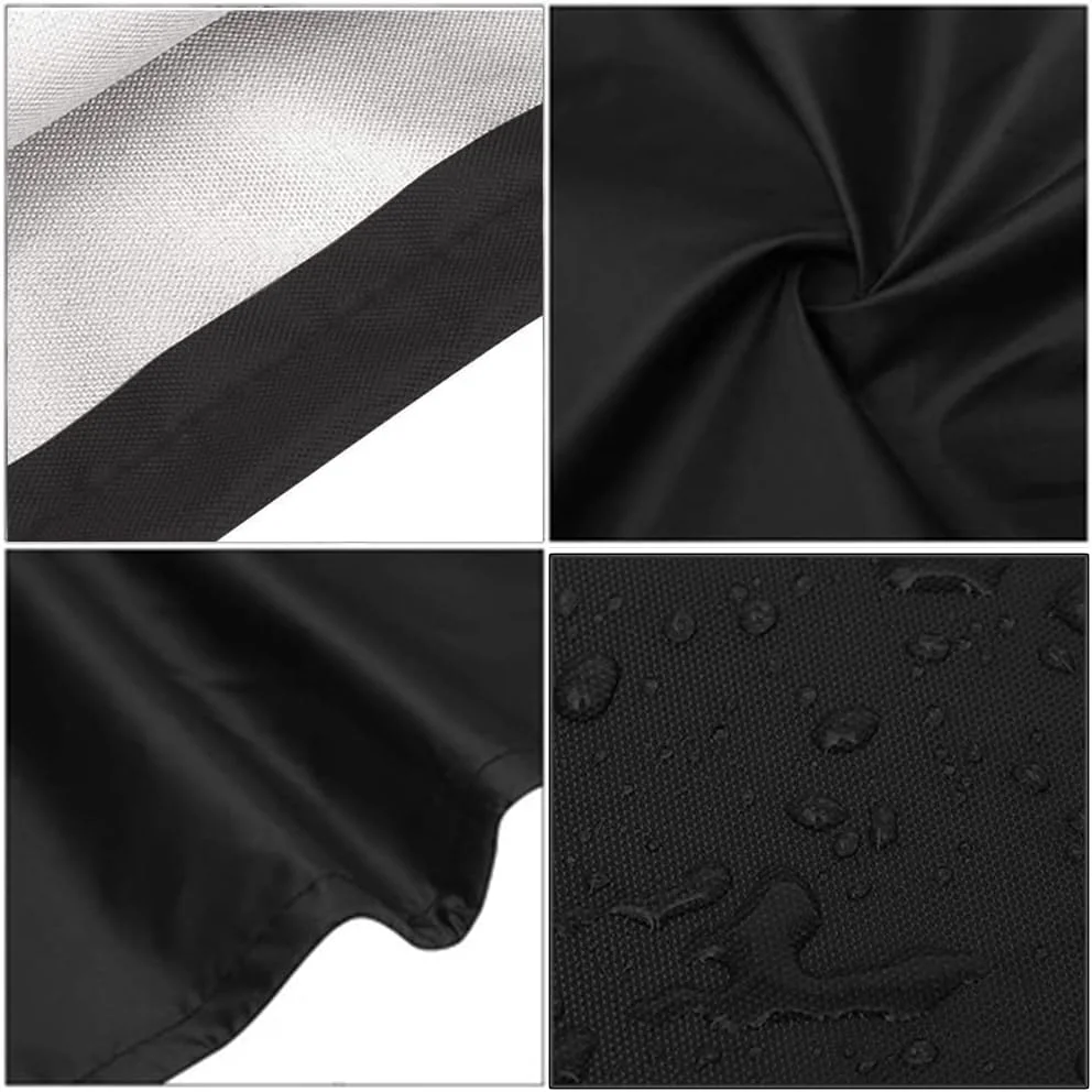 روکش جعبه شنی مربعی برای جعبه شنی چوبی بزرگ کودکان 157x157 سانتی‌متری، روکش ضدآب استخر گودال شن با بند کشی