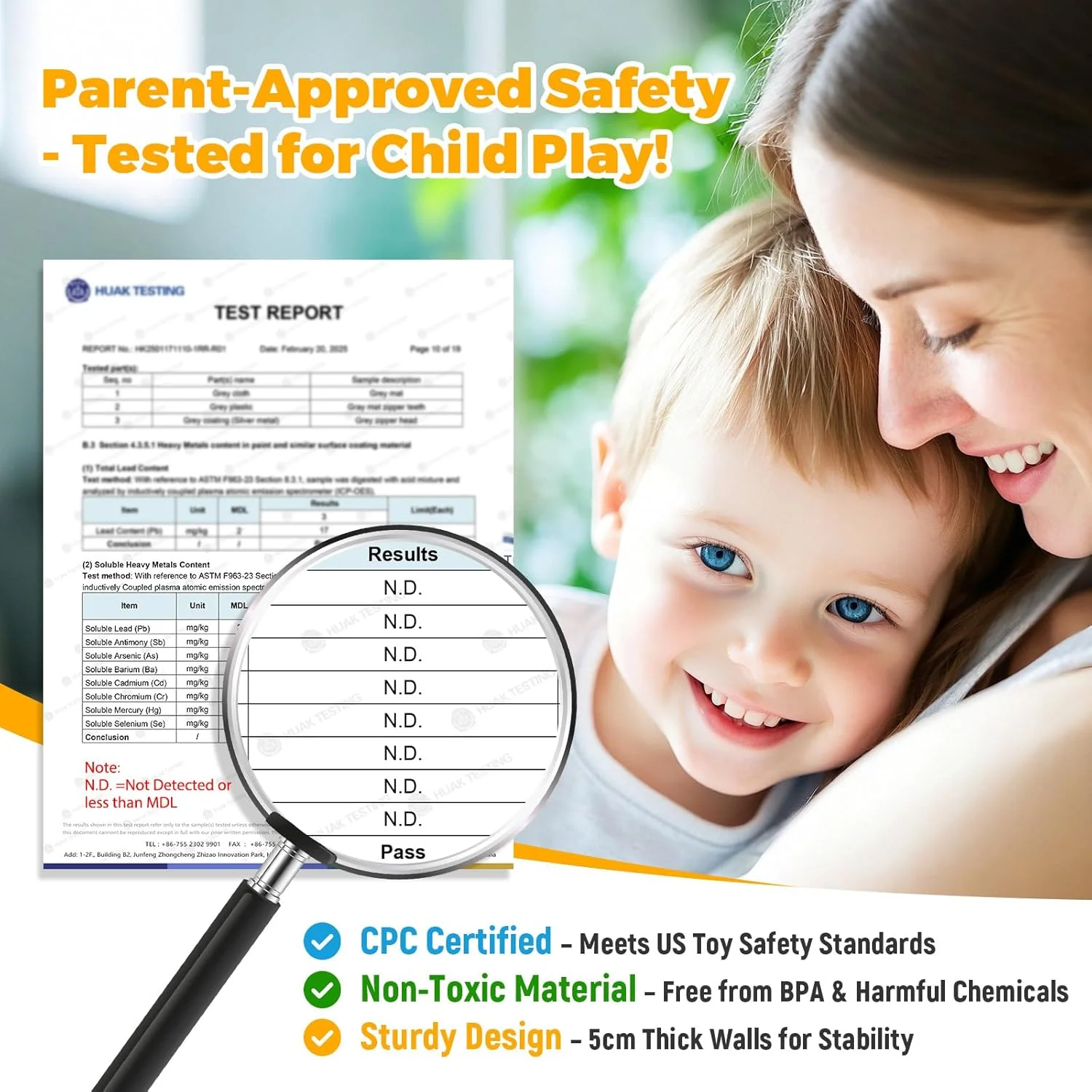 استخر توپ بزرگ و نرم کودکانه UHAPPYEE، استخر توپ فومی 130 در 30 سانتی‌متری برای کودکان و نوزادان، استخر توپ گرد اسفنجی حافظه‌دار سرپوشیده بدون توپ - سفید