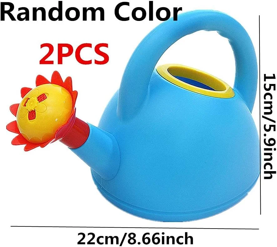 آبیاری اسباب بازی قوطی آبیاری کودکان اسباب بازی های ساحلی بازی شن و ماسه برای کودکان گودال شن و ماسه بازی کودکان اسباب بازی های حمام نوزاد 6 ماه اسباب بازی های ساحلی برای بزرگسالان 2 عدد