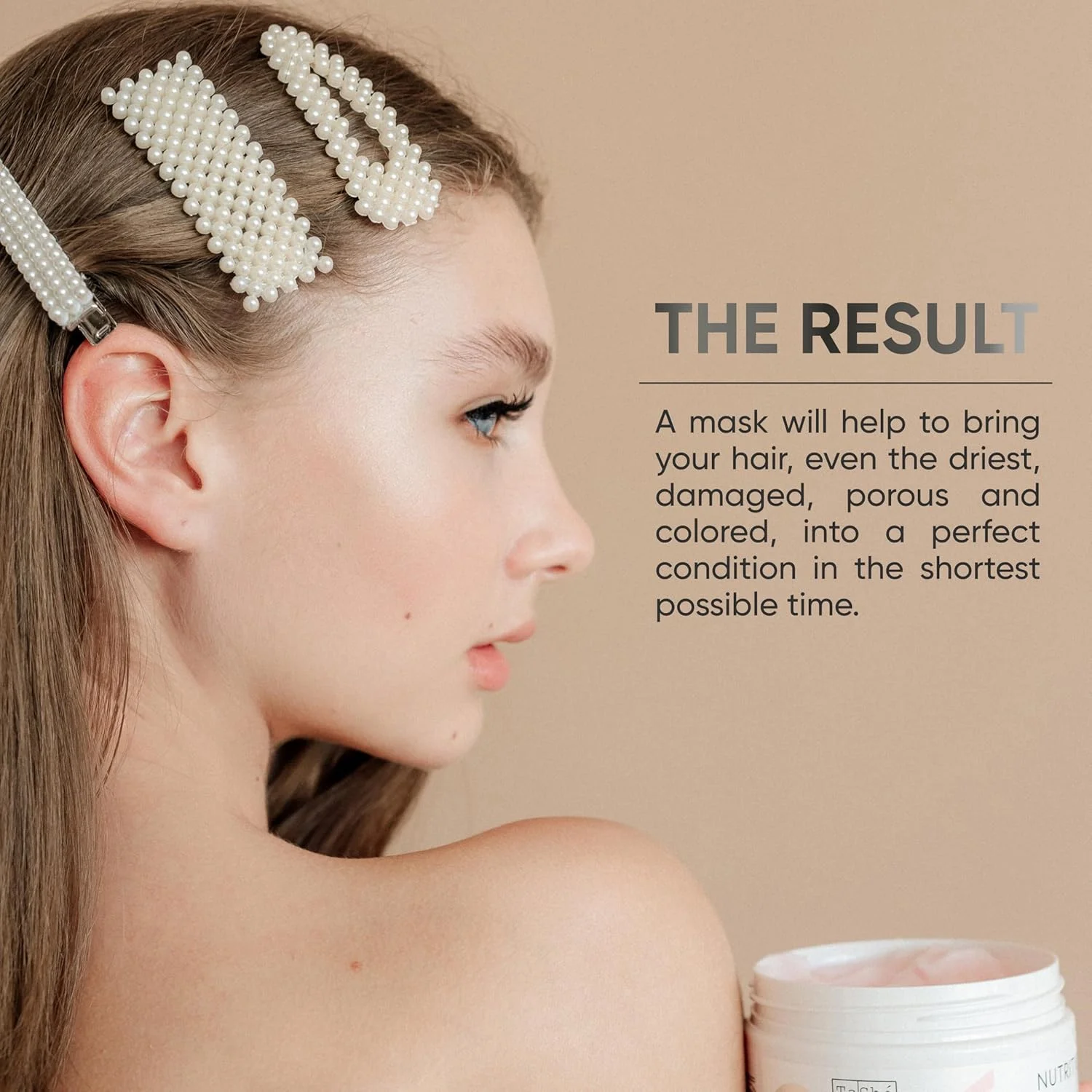 ماسک مو ترمیم کننده و مغذی فلاریو، 300 میلی لیتر، بدون سیلیکون، حاوی روغن آووکادو و نارگیل، برای موهای خشک و آسیب دیده، تغذیه عمیق و ترمیم مو