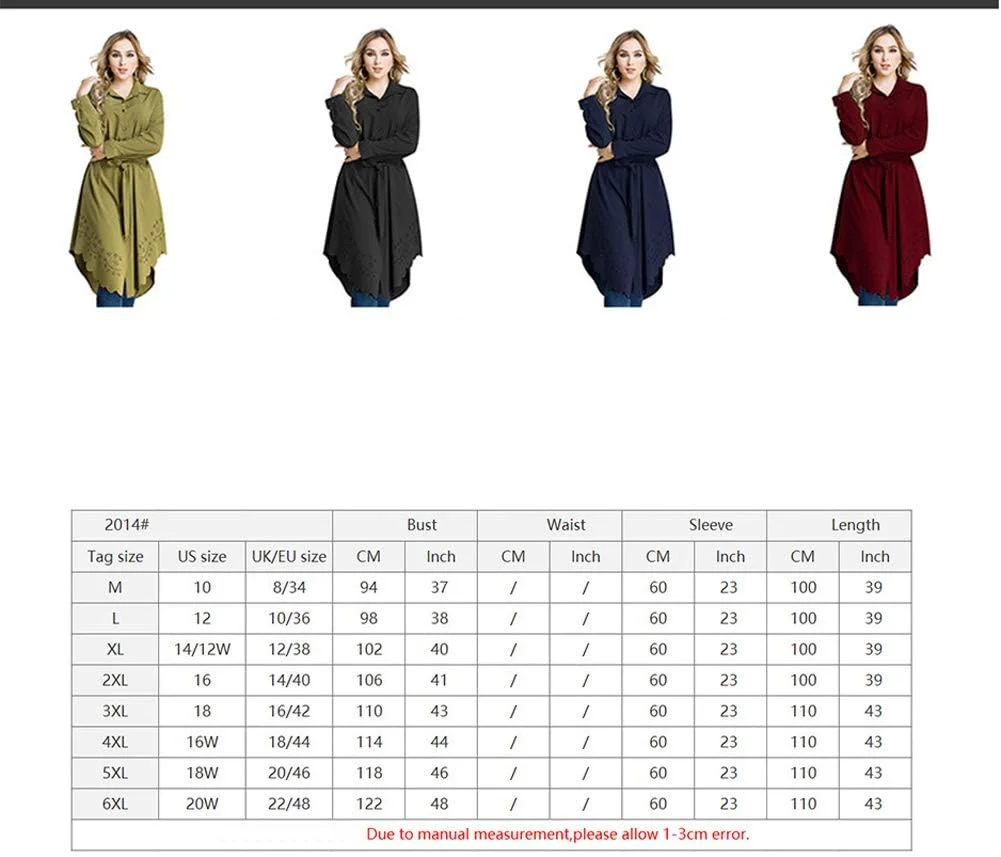 بلوز زنانه، پیراهن رنگ ثابت آستین بلند اسلامی، پیراهن دکمه دار ساده