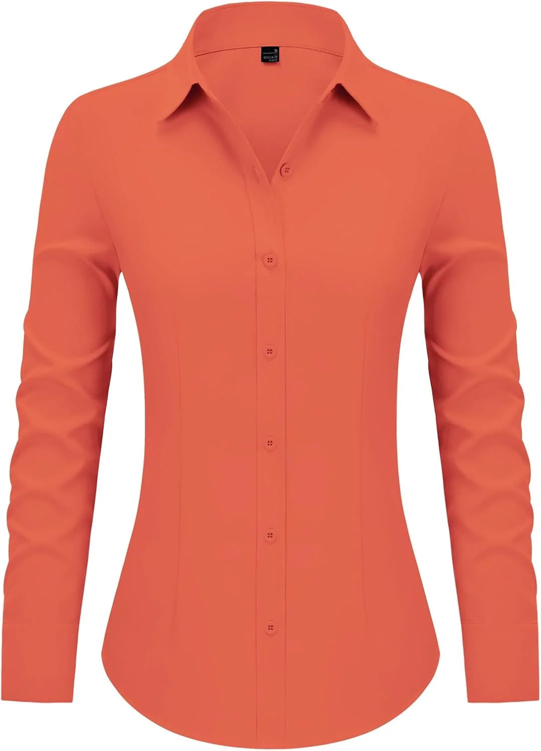 بلوز دکمه دار زنانه، پیراهن مجلسی آستین بلند، بدون چروک، مناسب کار در اداره و محیط های رسمی بلوز دکمه دار زنانه، پیراهن مجلسی آستین بلند، بدون چروک، مناسب کار در اداره و محیط های رسمی