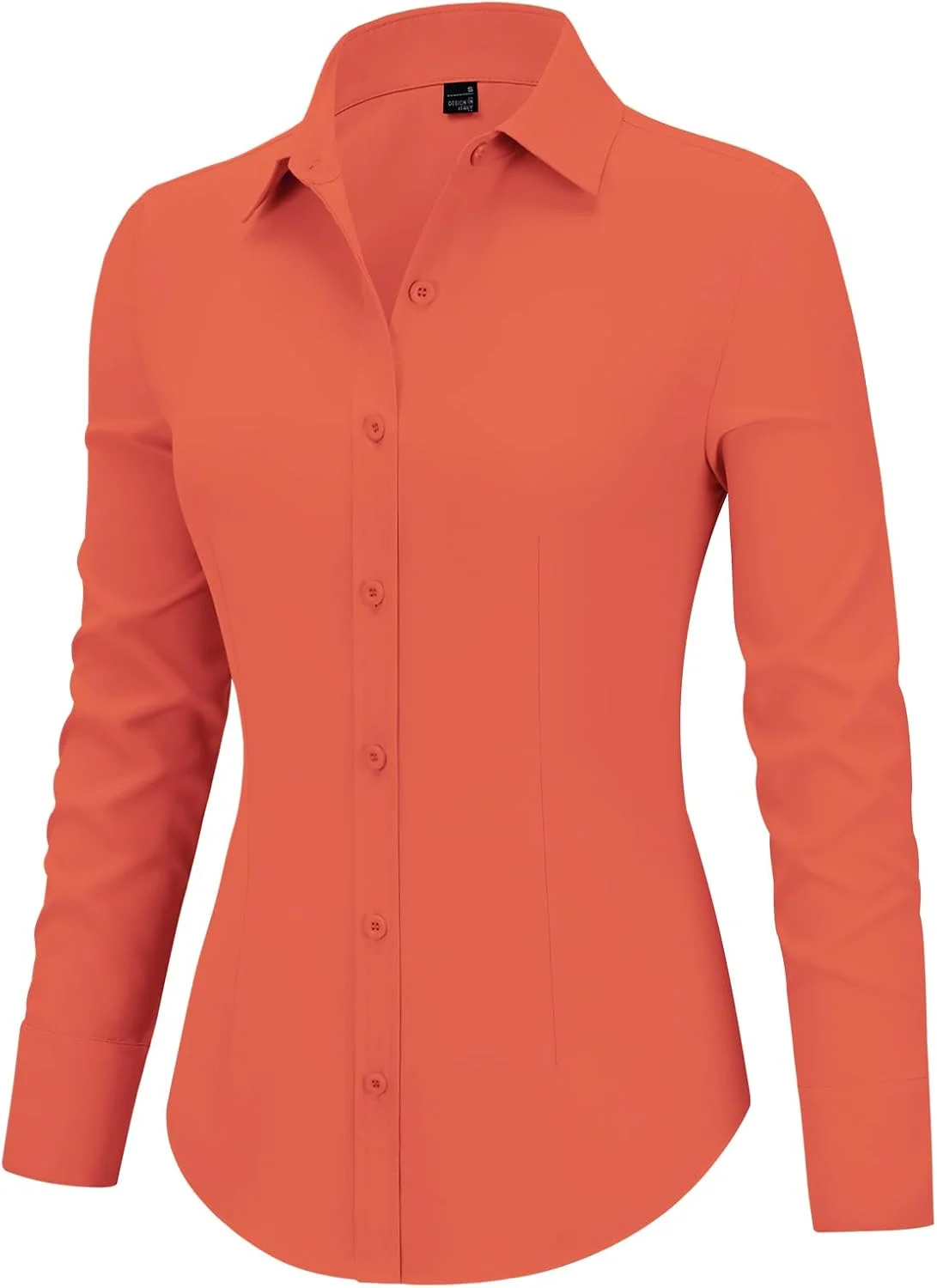 بلوز دکمه دار زنانه، پیراهن مجلسی آستین بلند، بدون چروک، مناسب کار در اداره و محیط های رسمی بلوز دکمه دار زنانه، پیراهن مجلسی آستین بلند، بدون چروک، مناسب کار در اداره و محیط های رسمی