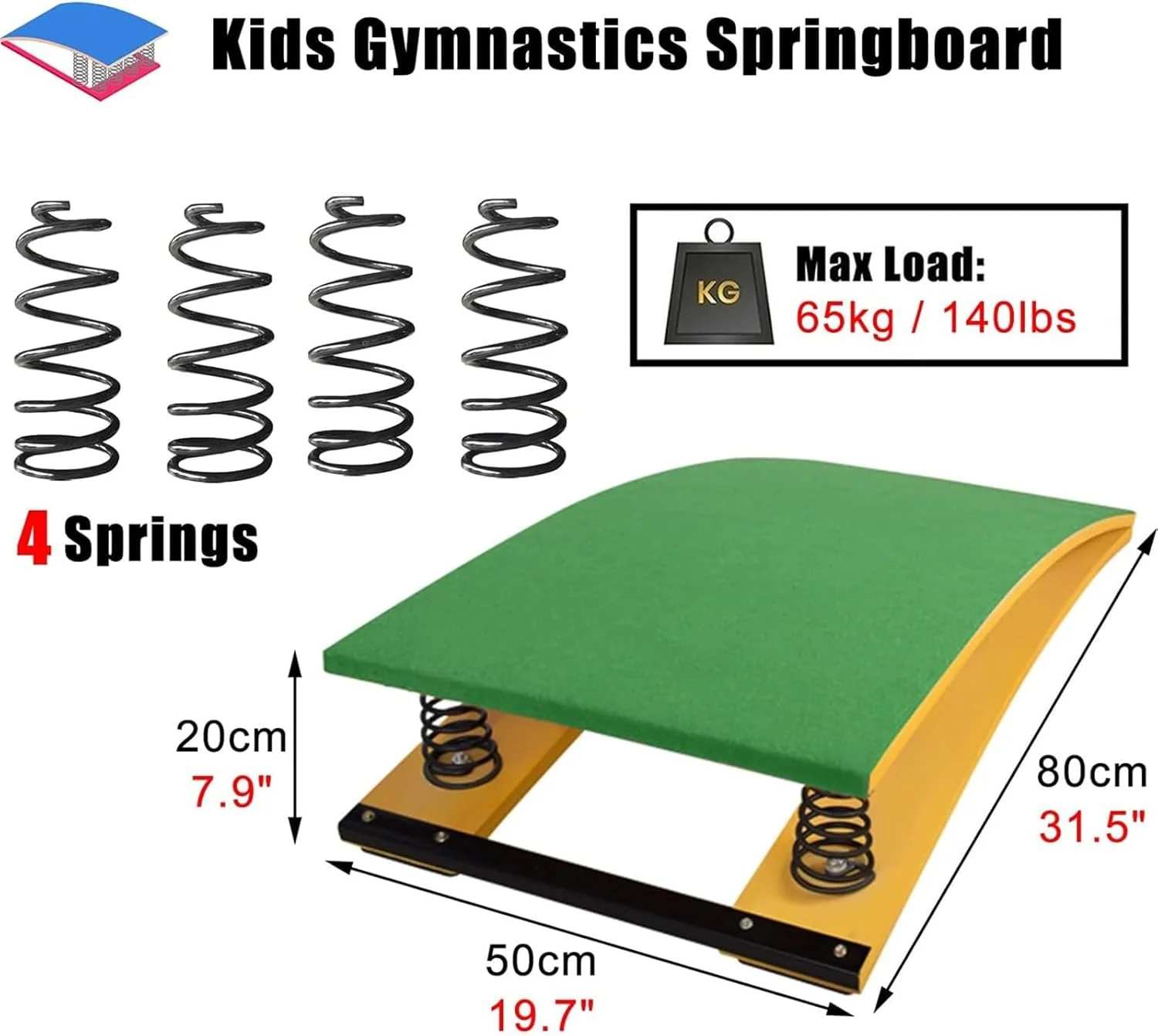 تخته فنری ژیمناستیک ضد لغزش، تخته فنری ژیمناستیک بزرگسالان و نوجوانان برای پرش، ترامپولین کوچک خانگی برای مدرسه، باشگاه خانگی، بار، زیرزمین، قرمز - 2 فنر تخته فنری ژیمناستیک ضد لغزش، تخته فنری ژیمناستیک بزرگسالان و نوجوانان برای پرش، ترامپولین کوچک خانگی برای مدرسه، باشگاه خانگی، بار، زیرزمین، قرمز - 2 فنر