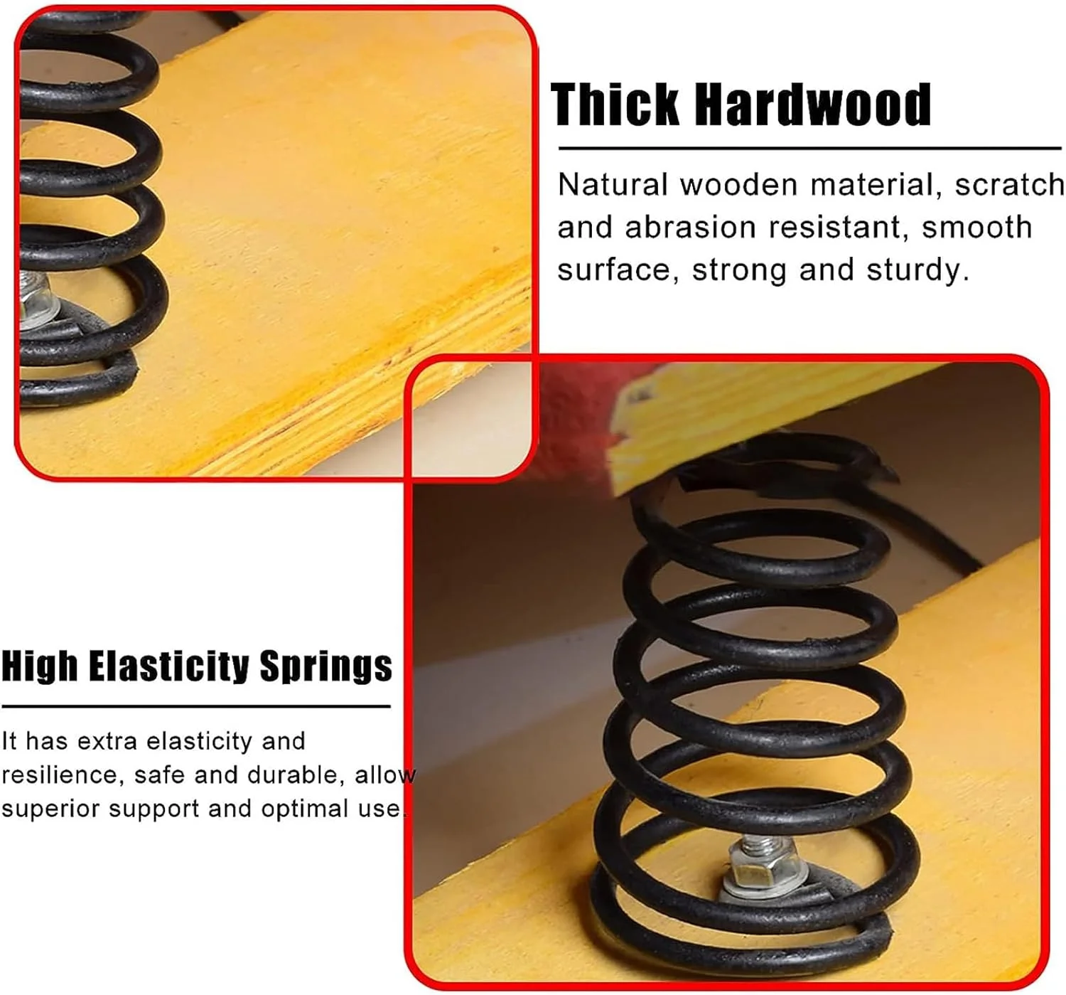 تخته فنری ژیمناستیک ضد لغزش، تخته فنری ژیمناستیک بزرگسالان و نوجوانان برای پرش، ترامپولین کوچک خانگی برای مدرسه، باشگاه خانگی، بار، زیرزمین، قرمز - 2 فنر تخته فنری ژیمناستیک ضد لغزش، تخته فنری ژیمناستیک بزرگسالان و نوجوانان برای پرش، ترامپولین کوچک خانگی برای مدرسه، باشگاه خانگی، بار، زیرزمین، قرمز - 2 فنر