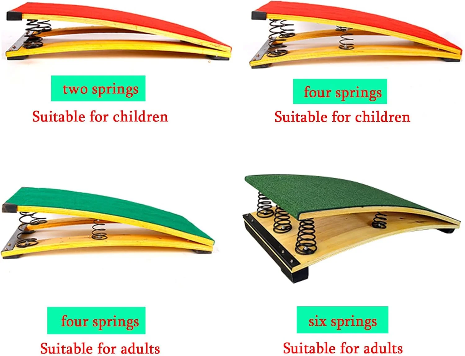 تخته فنری ژیمناستیک ضد لغزش، تخته فنری ژیمناستیک بزرگسالان و نوجوانان برای پرش، ترامپولین کوچک خانگی برای مدرسه، باشگاه خانگی، بار، زیرزمین، قرمز - 2 فنر تخته فنری ژیمناستیک ضد لغزش، تخته فنری ژیمناستیک بزرگسالان و نوجوانان برای پرش، ترامپولین کوچک خانگی برای مدرسه، باشگاه خانگی، بار، زیرزمین، قرمز - 2 فنر