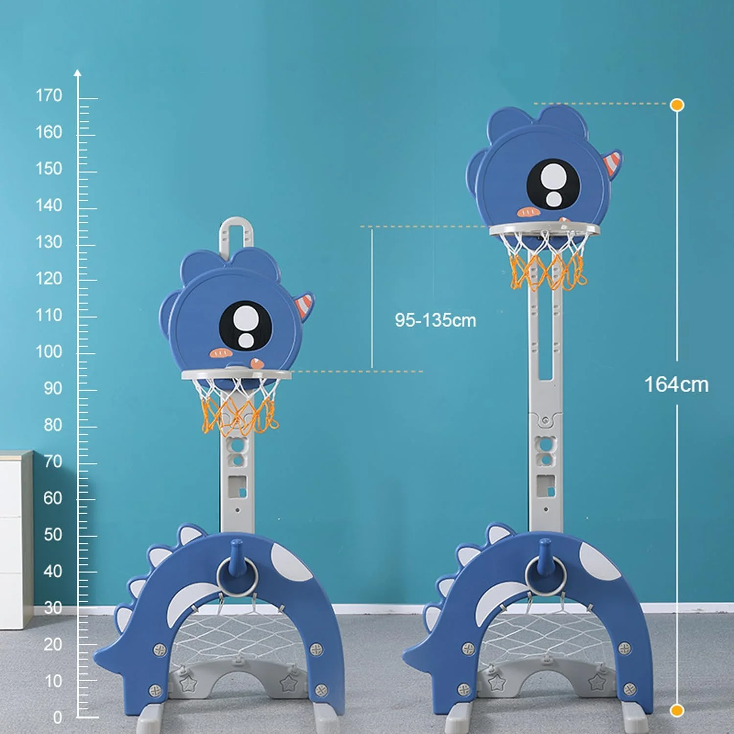 حلقه بسکتبال کودکان AquaFalcon، حلقه بسکتبال 4 در 1 با ارتفاع قابل تنظیم، دروازه فوتبال، گلف و پرتاب حلقه، مجموعه اسباب بازی مرکز فعالیت کودکان نوپا، هدیه ای برای ورزش های دختران و پسران در فضای داخلی و خارجی حلقه بسکتبال کودکان AquaFalcon، حلقه بسکتبال 4 در 1 با ارتفاع قابل تنظیم، دروازه فوتبال، گلف و پرتاب حلقه، مجموعه اسباب بازی مرکز فعالیت کودکان نوپا، هدیه ای برای ورزش های دختران و پسران در فضای داخلی و خارجی