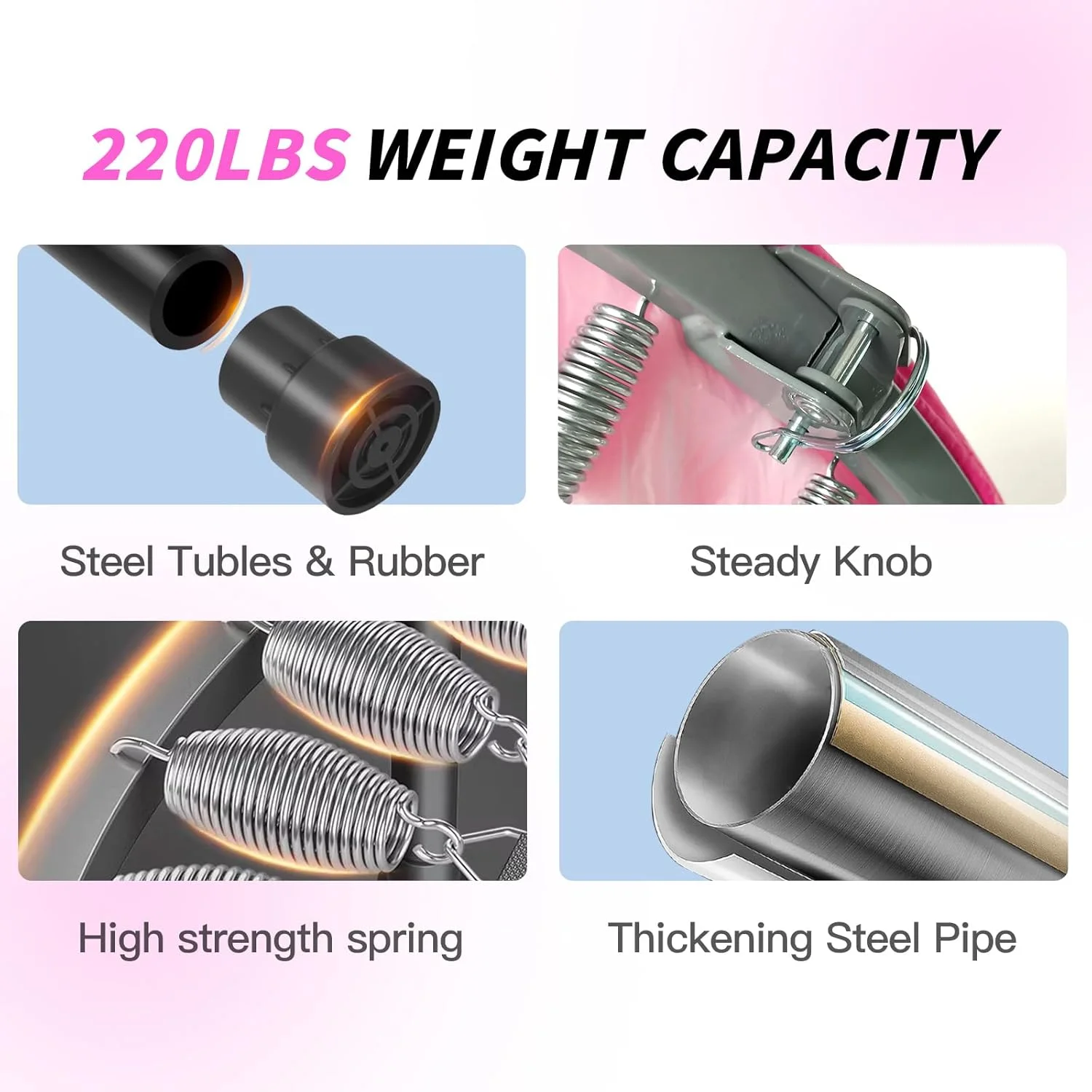 ترامپولین 90 سانتیمتری تاشو Ativafit برای کودکان، با دسته فومی راحت، مناسب بازی در فضای داخلی و خارجی خانه، برای تفریح پسران و دختران ترامپولین 90 سانتیمتری تاشو Ativafit برای کودکان، با دسته فومی راحت، مناسب بازی در فضای داخلی و خارجی خانه، برای تفریح پسران و دختران
