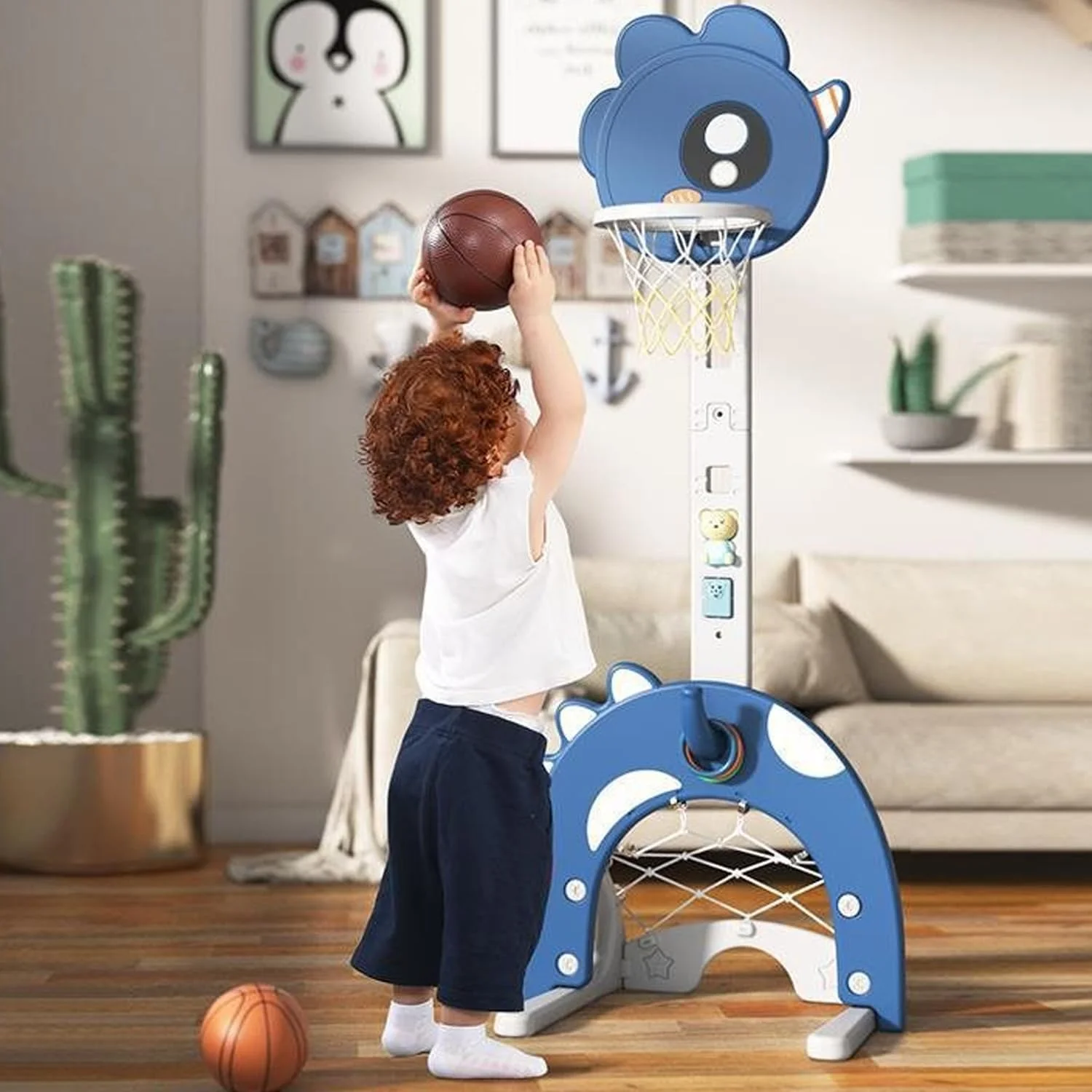 حلقه بسکتبال کودکان AquaFalcon، حلقه بسکتبال 4 در 1 با ارتفاع قابل تنظیم، دروازه فوتبال، گلف و پرتاب حلقه، مجموعه اسباب بازی مرکز فعالیت کودکان نوپا، هدیه ای برای ورزش های دختران و پسران در فضای داخلی و خارجی حلقه بسکتبال کودکان AquaFalcon، حلقه بسکتبال 4 در 1 با ارتفاع قابل تنظیم، دروازه فوتبال، گلف و پرتاب حلقه، مجموعه اسباب بازی مرکز فعالیت کودکان نوپا، هدیه ای برای ورزش های دختران و پسران در فضای داخلی و خارجی