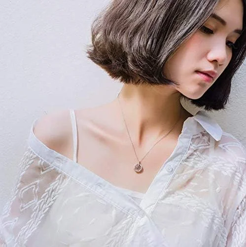 گردنبند زنانه آویز نقره ای 925 با طرح حافظه عشق، ابراز دوستت دارم به 100 زبان، هدیه ای برای دوست دختر، نقره ای