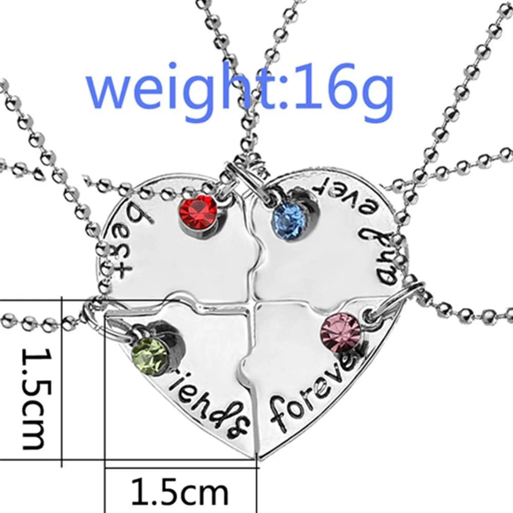 ست گردنبند دوستی برای همیشه - نگین دار - هدیه گردنبند دوستی ست گردنبند دوستی برای همیشه - نگین دار - هدیه گردنبند دوستی