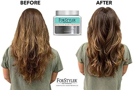 ماسک درمانی نرم کننده عمیق موهای خشک و آسیب دیده فور استایلر - درمان مو با کراتین 500 میلی لیتر